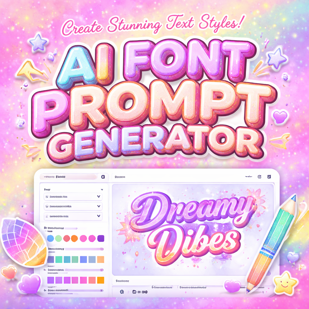 AI FONT PROMPT GENERATOR